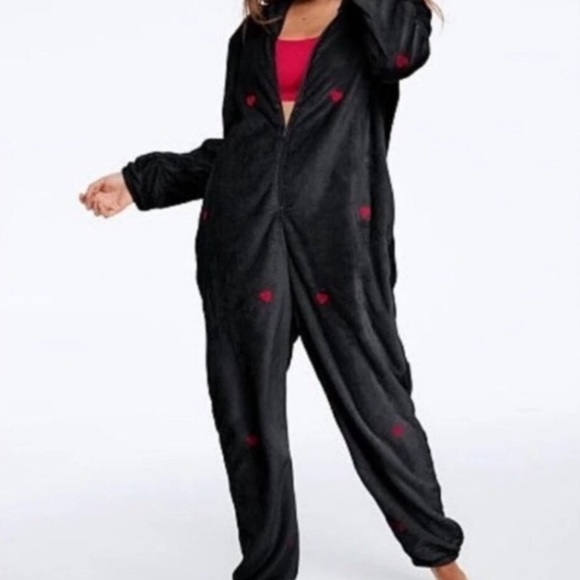 PINK VS Soft and Cozy Teddy One-Piece Onesie